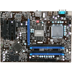 P43T-C51 MSI Socket 775 Intel P43 + ICH10 Chipset Core 2 Extreme Processors Support DDR2 4x DIMM 6x SATA2 ATX Motherboard (Refurbished)