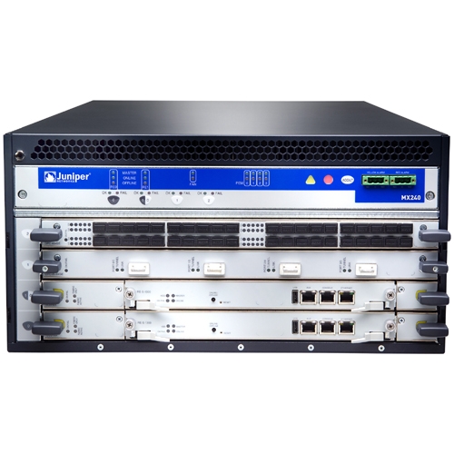 MX240-PREMIUM-DC Juniper MX240-DC 3D Universal Edge Router Chassis (Refurbished)