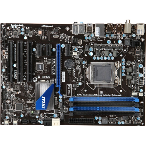 PH67A-C43 MSI (B3) Socket LGA 1155 Intel H67 Chipset Core i7 / i5 / i3 Processors Support DDR3 4x DIMM 4x SATA 3.0Gb/s ATX Motherboard (Refurbished)