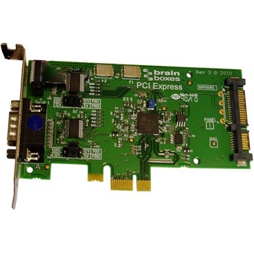 PX-812 Brainboxes LP PCIe 1xRS232 POS 1A IDE 1 x 9-pin DB-9 Male RS-232 Serial PCI Express x1 (Refurbished)