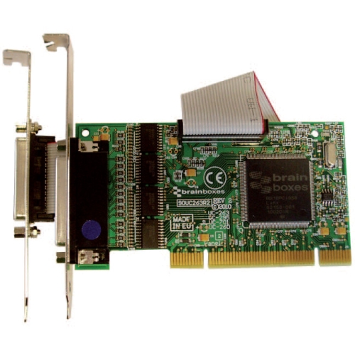 UC-263 Brainboxes 4-Port RS-232 Serial DB-9 9-Pin PCI Serial Card with LPT Parallel Port