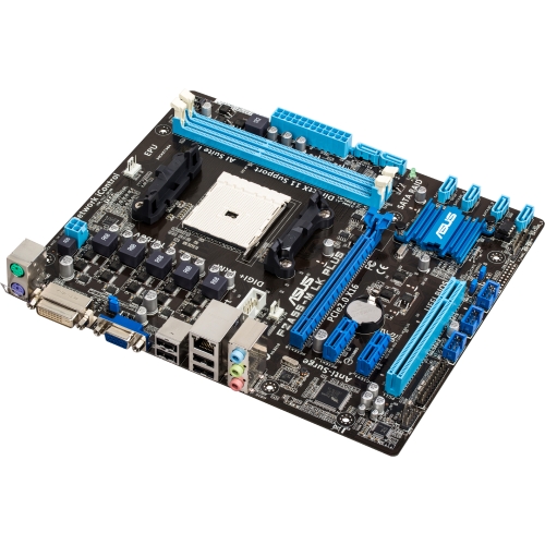 F2A55MLKPLUS ASUS Socket FM2 AMD A55 Chipset AMD Athlon/ A-Series Processors Support DDR3 2x DIMM 6x SATA 3.0Gb/s Micro-ATX Motherboard (Refurbished)