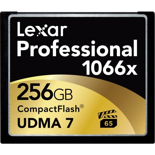 LCF256CRBNA1066 Lexar 256GB 1066x CompactFlash (CF) Memory Card