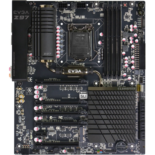 152-HR-E979-KR EVGA Z97 Classified Desktop Motherboard Intel Z97 Express Chipset Socket H3 LGA-1150 (Refurbished)