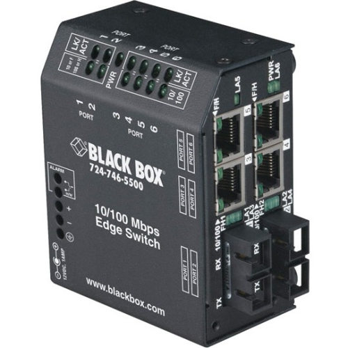 LBH240AE-SC Black Box Standard 2-FMM 4-UTP Edge Switch (Refurbished)