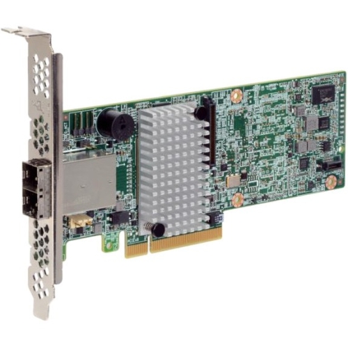 RS3SC008 Intel 1GB Cache 8-Port SAS 12Gbps / SATA 6Gbps PCI Express 3.0 x8 Low Profile MD2 RAID 0/1/5/6/10/50/60 Controller Card