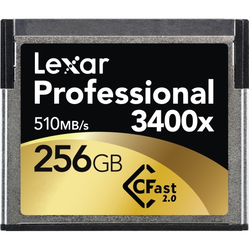 LC256CRBNA3400 Lexar 256GB 3400x CFast Flash Memory Card