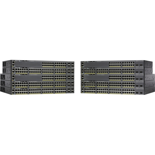 C1-C2960X-48TS-L Cisco Catalyst 2960X-48TS-L 48-Ports RJ-45 10/100/1000 Managed StackableLayer2 Switch with 4x 1G SFP Ports (Refurbished)