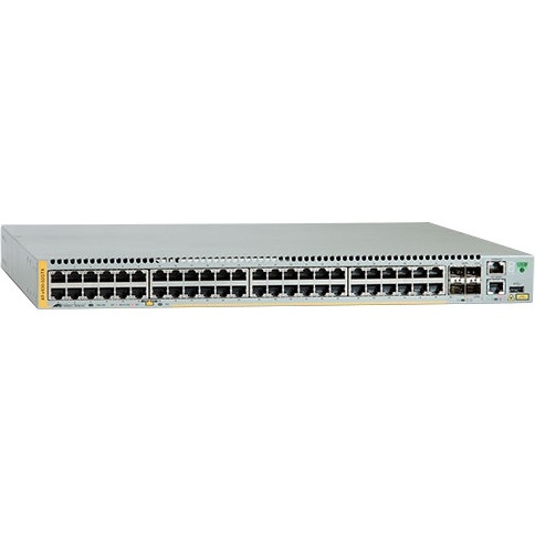 AT-X930-52GTX-00 Allied Telesis 24-Ports Gb Cu 4 Sfp+ Slots L3+ Per-Flow Qos Ipv4/Ipv6 Switch (Refurbished)