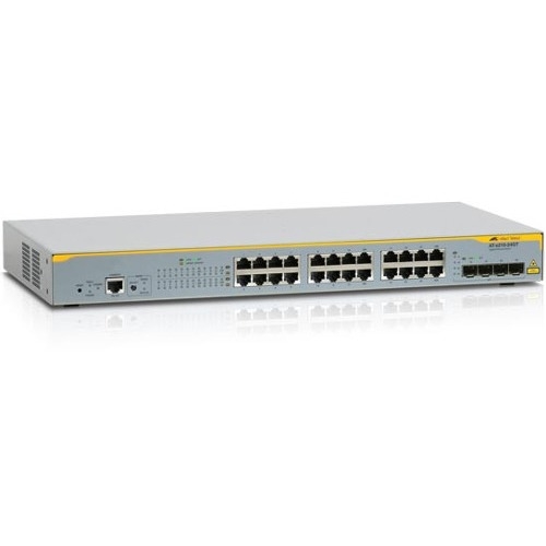 AT-X210-24GT-90 Allied Telesis 20-Ports 10/100/1000Base-T Standalone Enterprise Edge Switch with 4x SFP Combo Ports (Refurbished)