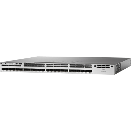 C1-WSC3850-24XUL Cisco Catalyst WS-C3850-24XU 24-Ports PoE+ Manageable Stackable Twisted Pair Layer3 Rack-Mountable 1U Switch (Refurbished)