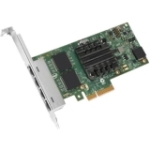 540-BBDV Dell Quad-Ports RJ-45 1Gbps 10Base-T/100Base-TX/1000Base-T Gigabit Ethernet PCI Express 2.1 x4 Server Network Adapter by Intel