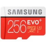 MB-MC256DA/AM Samsung EVO+ 256GB microSDXC Class 10/UHS-I (U3) 95 MB/s Read 90 MB/s Write Flash Memory Card