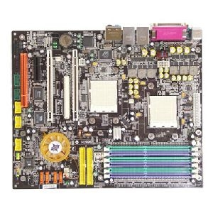 K8NMASTER2-FAR MSI Dual Socket 940 Nvidia nForce4 Professional Chipset Dual AMD Opteron Processors Support DDR2 6x DIMM 4x SATA 3.0Gb/s ATX Motherboard (Refurbished)