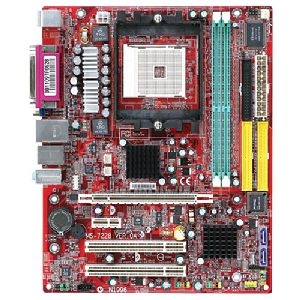 K8NGM-V MSI Socket 754 Nvidia GeForce 6100 + nForce2 410 Chipset Chipset AMD Athlon 64/ AMD Sempron Processors Support DDR 2x DIMM 2x SATA 3.0Gb/s Micro-ATX Motherboard (Refurbished)