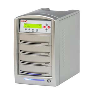 VP4690-XRDUP-3LS Vinpower Digital 1:3 CD/DVD Duplicator Standalone DVD-ROM, DVD-Writer 10x DVD+R, 10x DVD-R, 20x DVD-R, 20x DVD+R, 40x CD-R 6x DVD-R/RW, 8x DVD+R/RW, 32x CD-RW USB