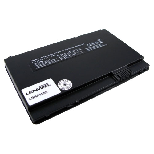 LBHP1000 Lenmar Replacement Battery for Hewlett Packard Mini 700 Series Netbook Computers 2300 mAh Lithium Polymer (Li-Polymer) 11.1 V DC (Refurbished)
