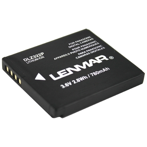 DLZ322P Lenmar Digital Camera Battery 780 mAh Lithium Ion (Li-Ion) 3.6 V DC (Refurbished)