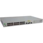 AT-FS750/28PS-10 Allied Telesis 24-Ports 10/100Base-T Poe+ & 4 Sfp Websmart Switch (Refurbished)