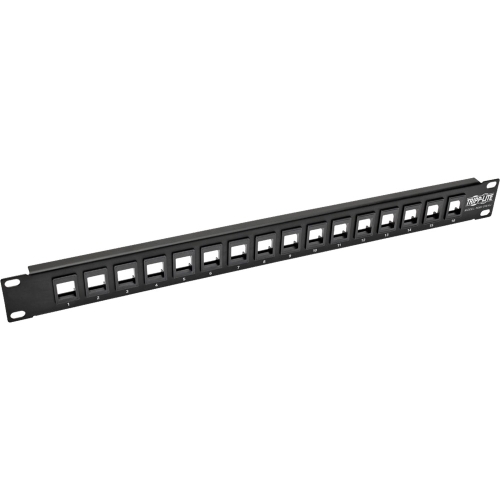 N062-016-KJ Tripp Lite 16-Port USB HDMI RJ-45 1U Rackmount Unshielded Blank Keystone / Multimedia Patch