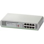 AT-GS910/8-10 Allied Telesis 8-Ports 10/100/1000Base-T Unmanaged Switch With Internal Psu (Refurbished)