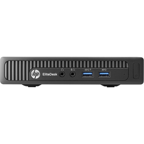 N7M22USR#ABA HP EliteDesk 800 G1 Desktop Computer Intel Core i5 (4th Gen) i5-4590T 2 GHz 4GB DDR3 SDRAM Desktop Mini Refurbished Intel HD Graphics 4600 Graphics 6 x Total USB Port(s) (Refurbished)