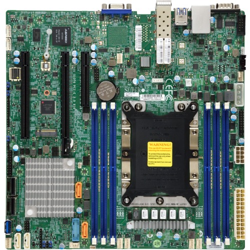 MBD-X11SPM-TPF-O SuperMicro X11SPM-TPF Socket LGA 3647 Intel C622 Chipset 2nd Generation Intel Xeon Scalable Processors Support DDR4 6x DIMM 12x SATA3 6.0Gb/s Micro-ATX Server Motherboard (Refurbished)