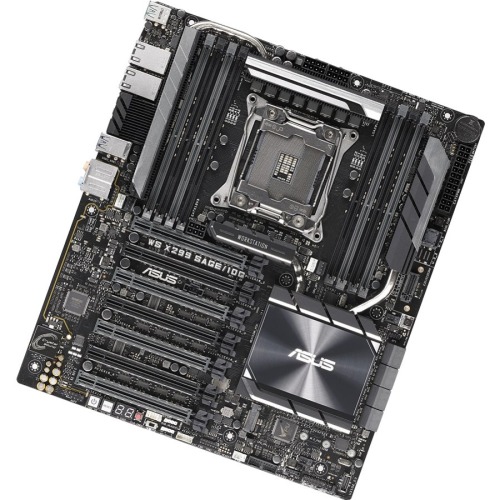 WS X299 SAGE/10G ASUS Socket LGA 2066 Intel X299 Chipset Core X-Series Processors Support DDR4 8x DIMM 8x SATA 6.0Gb/s CEB Motherboard (Refurbished)