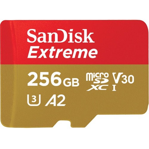 SDSQXA1-256G-AN6MA SanDisk Extreme 256GB microSDHC Class 10/UHS-I (U3) 160 MB/s Read 90 MB/s Write