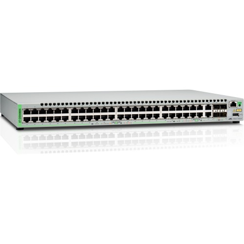 AT-GS948MX Allied Telesis Ethernet Switch 48 Network, 2 Expansion Slot, 2 Expansion Slot Twisted Pair, Optical Fiber Modular 2 Layer Supported Desktop (Refurbished)