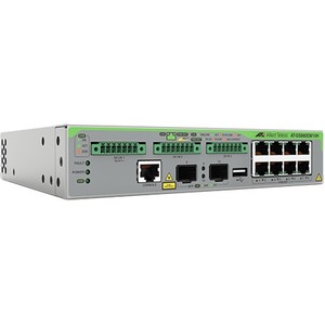 AT-GS980EM/10H Allied Telesis Gigabit Layer 3 Lite PoE++ Switch - 8 Ports - Manageable - 3 Layer Supported - Modular - 2 SFP Slots - Optical Fiber, Twisted Pair - PoE Ports - Rack-mountable, DIN Rail  (Refurbished)