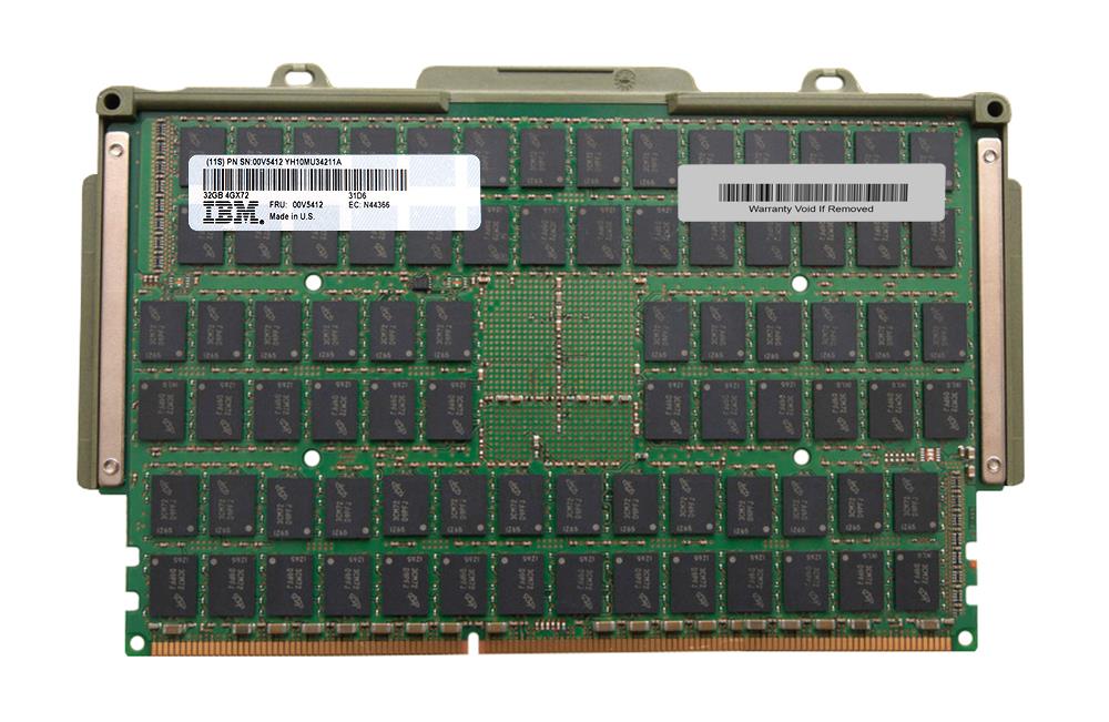 00V5412 IBM 32GB PC3-10600 DDR3-1333MHz ECC Registered CL9 Cuod 276-Pin DIMM Memory Module for Power7 P7 P770 5602