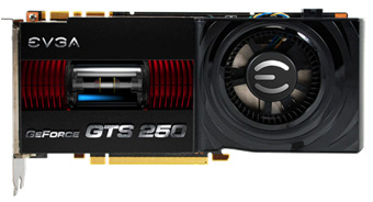 01G-P3-1153-ER EVGA GeForce GTS 250 1GB GDDR3 PCI Express x16 Video Graphics Card