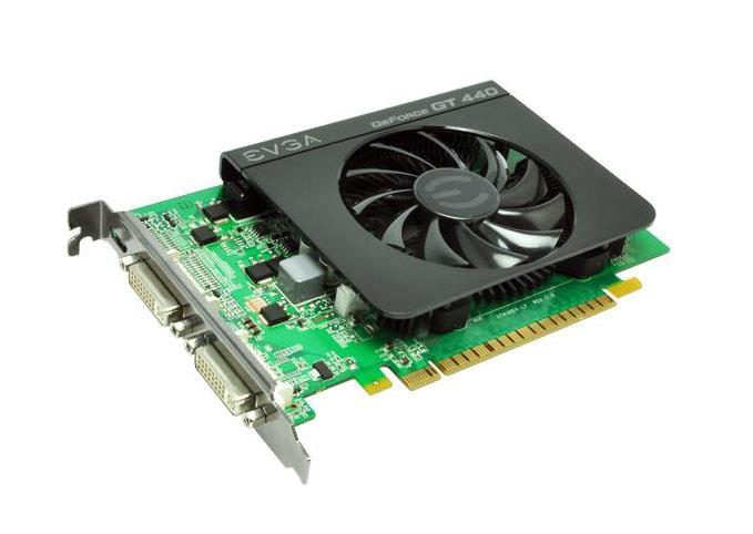 01G-P3-1441-BX EVGA Nvidia GeForce GT 440 1GB DDR3 128-Bit Dual DVI / Mini HDMI PCI-Express 2.0 x16 Video Graphics Card