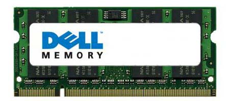 0WF481 Dell 2GB PC2-5300 DDR2-667MHz non-ECC Unbuffered CL5 200-Pin SoDimm Dual Rank Memory Module