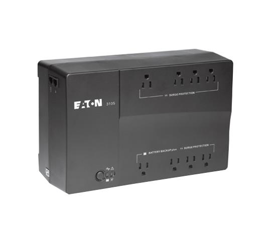 103004248-5592 Eaton PW 3105 700VA 4 x NEMA 5-15R, 4 x NEMA 5-15R (Surge) Output Receptacles 120V UPS (Refurbished)