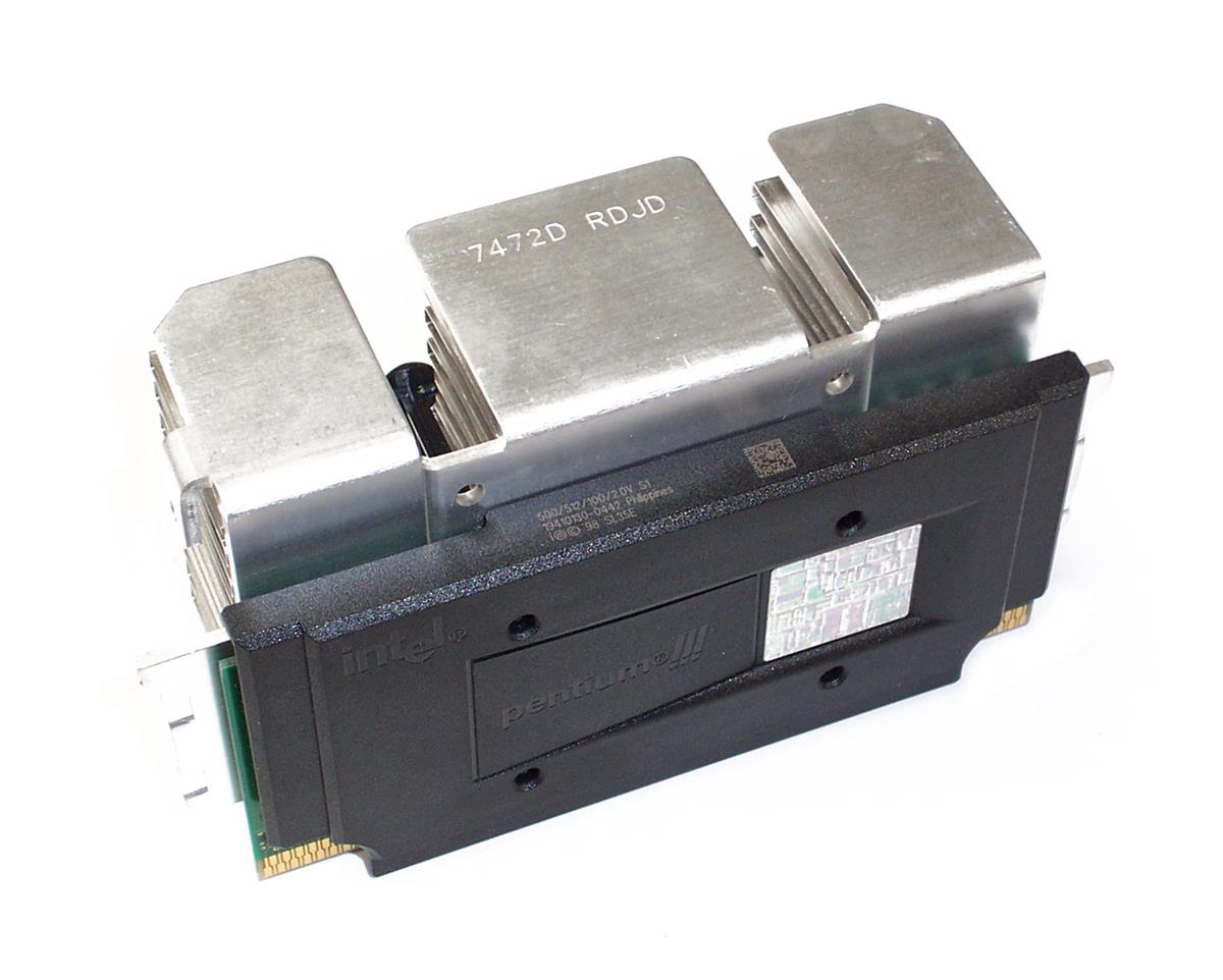 114525-001 Compaq 500MHz 100MHz FSB 512KB L2 Cache Socket Slot 1 Intel Pentium III Processor Upgrade
