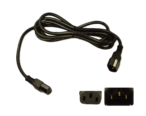 142258-001 HP Standard Power Cord 6.56 ft IEC 60320 C13 IEC 60320 C14 250 V AC Black