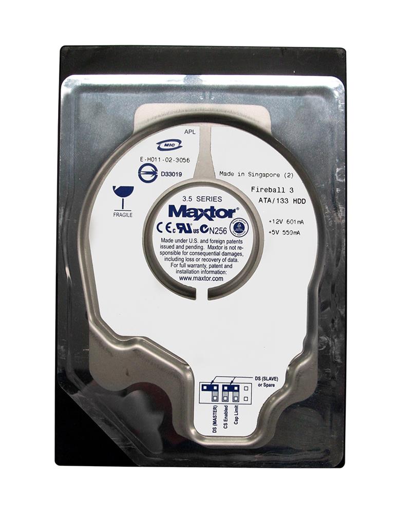 2F020J0-310201 Maxtor Fireball 3 20GB 5400RPM ATA-133 2MB Cache 3.5-inch Internal Hard Drive