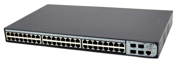 3CBLSG48 3Com BaseLine 2948-SFP Plus Web Manage 48-Ports 10/100/1000 Gigabit Fast Ethernet Switch (Refurbished)