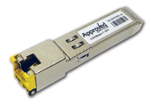3CSFP93-B2 3Com 1Gbps 1000Base-T Copper 100m RJ-45 Connector SFP Transceiver Module