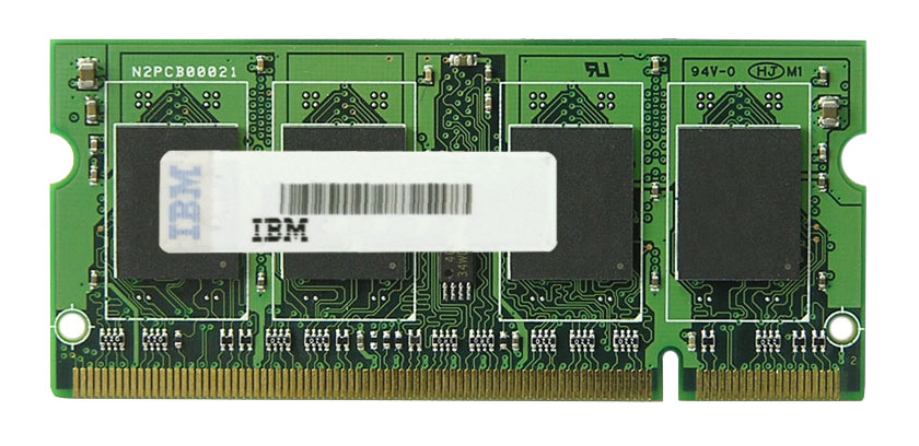 43N8354 IBM 2GB PC2-5300 DDR2-667MHz non-ECC Unbuffered CL5 200-Pin SoDimm Dual Rank Memory Module