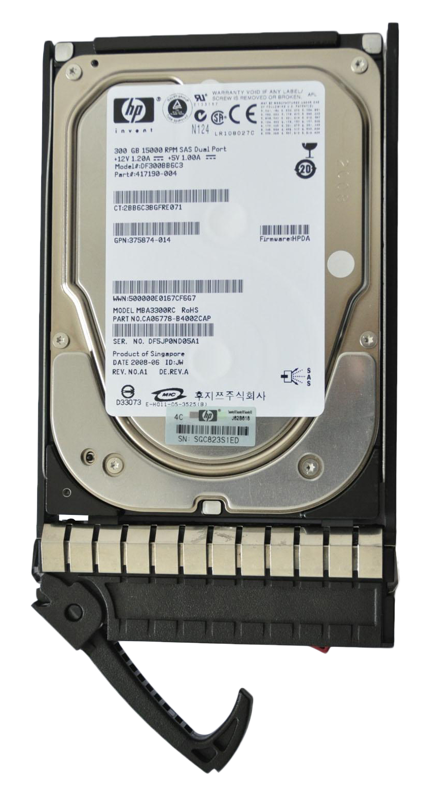 461137-B21 HP 1TB 7200RPM SAS 3Gbps Dual Port Hot Swap 3.5-inch Internal Hard Drive