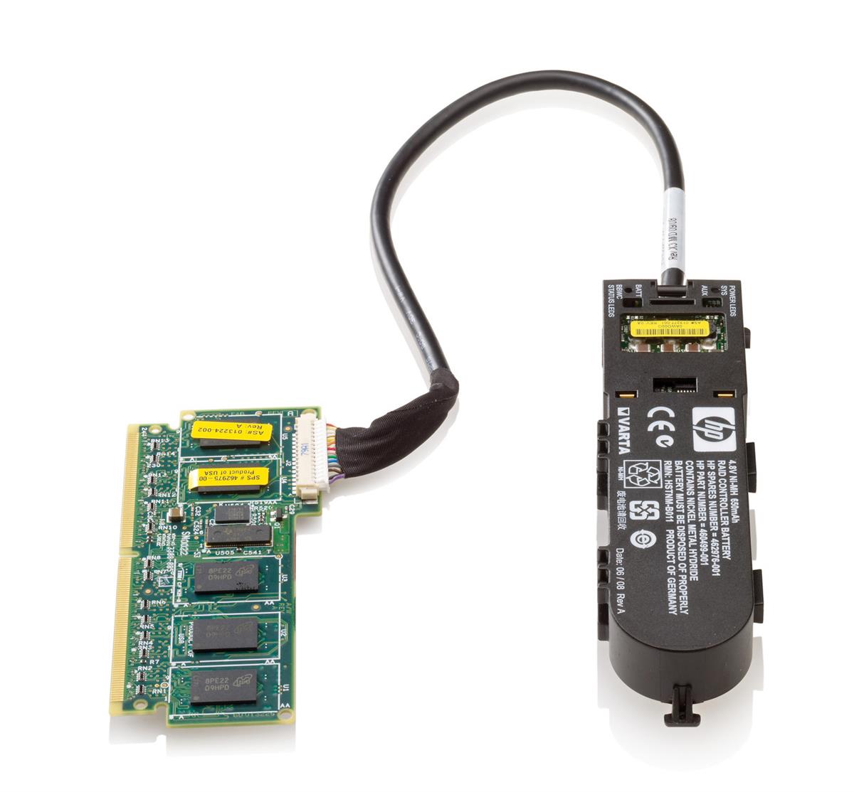 462967-B21-F6 HP 512MB P-Series Battery Backed Write Cache (BBWC) Upgrade for Smart Array P410/P411 Controller Only