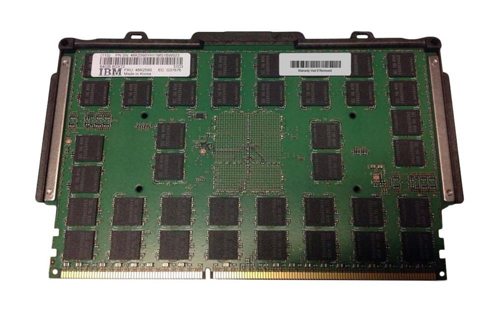46K2590 IBM 64GB PC3-8500 DDR3-1066MHz ECC Registered CL7 276-Pin DIMM Memory Module