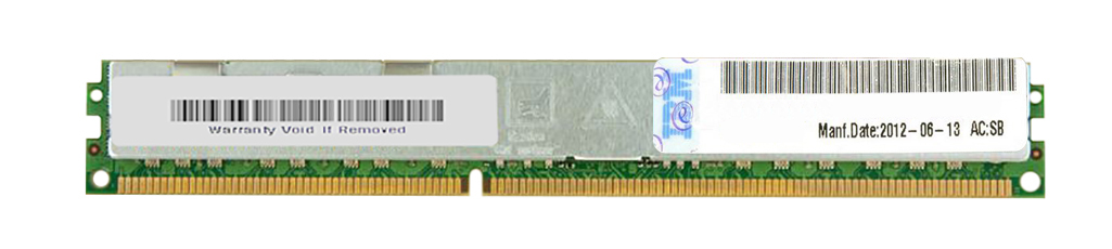 46W0708 IBM 8GB PC3-12800 DDR3-1600MHz ECC Registered CL11 240-Pin DIMM 1.35V Low Voltage Very Low Profile (VLP) Dual Rank Memory Module