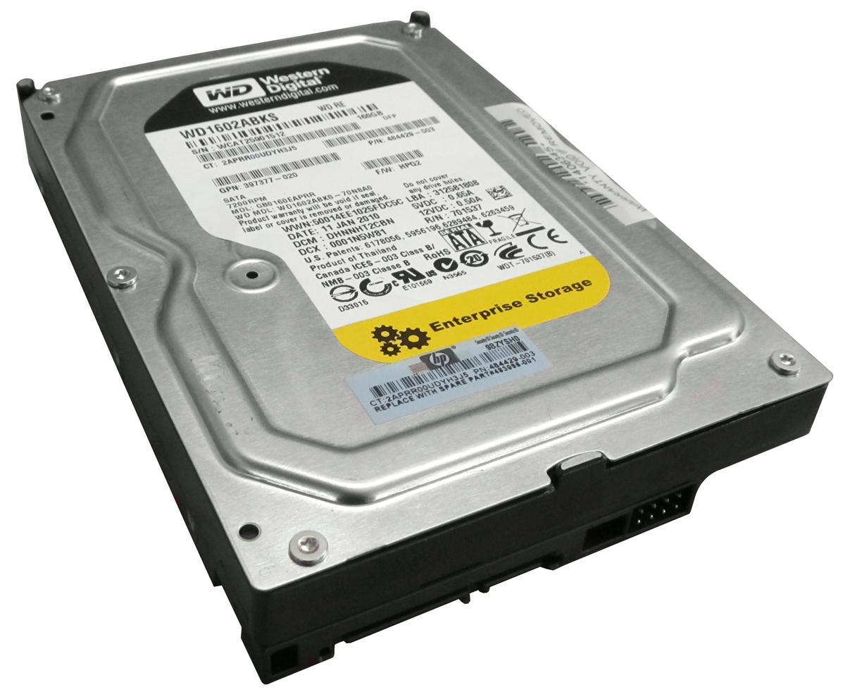 483096-001N HP 160GB 7200RPM SATA 3Gbps Hot Swap 3.5-inch Internal Hard Drive