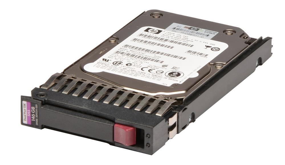 504062-B21B HP 146GB 15000RPM SAS 3Gbps Dual Port Hot Swap 2.5-inch Internal Hard Drive with Tray