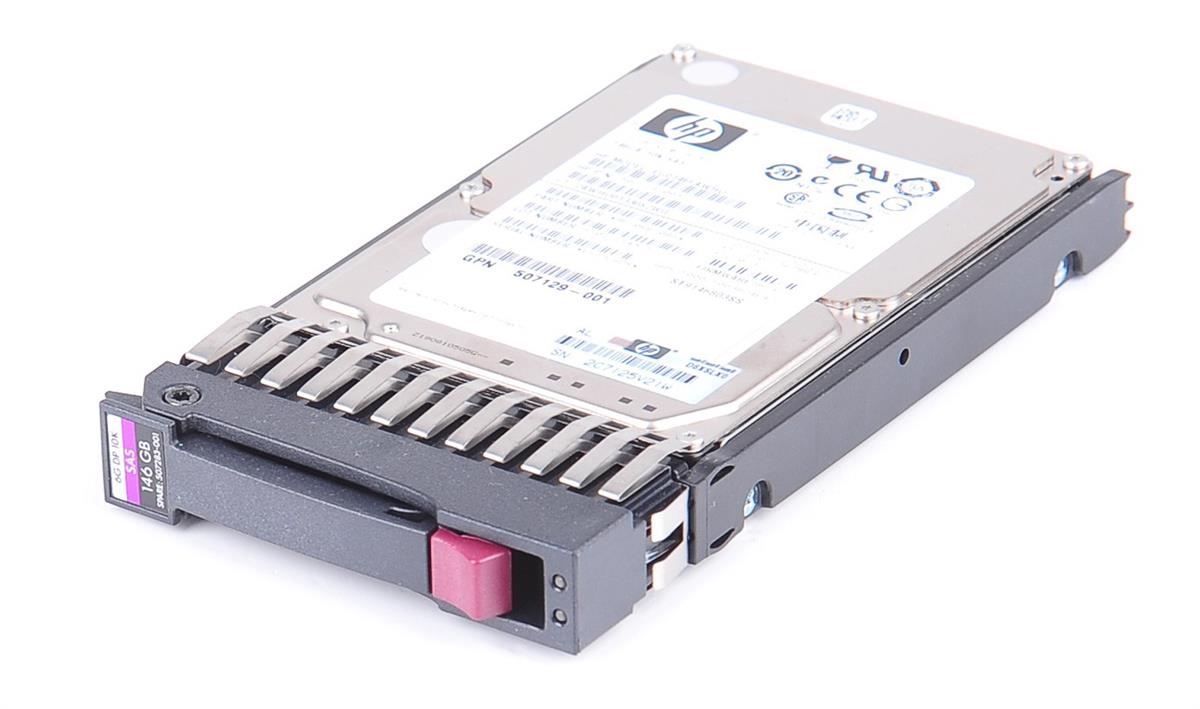 507283R-001 HP 146GB 10000RPM SAS 6Gbps Dual Port Hot Swap 2.5-inch Internal Hard Drive