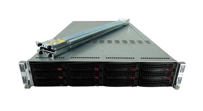 6026TT-BTRF SuperMicro 2U 1200watt Q-Core Xeon 3x3.5 DDR3 PCI Express Barebone (Refurbished)